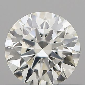 0.35 Carat Round H VVS2 EX IGI Natural Diamond