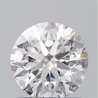 0.90 Carat Round D SI1 VG EX GIA Natural Diamond