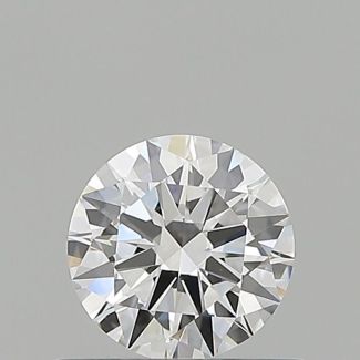 0.56 Carat Round F IF EX GIA Natural Diamond