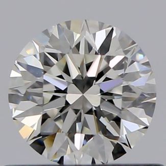 0.50 Carat Round H VS1 VG EX GIA Natural Diamond