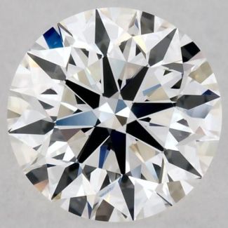 0.78 Carat Round F VVS1 EX GIA Natural Diamond