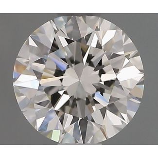 0.81 Carat Round H VVS2 EX IGI Natural Diamond