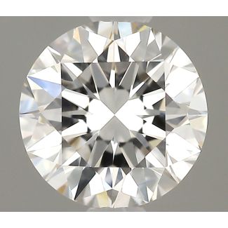 0.5 Carat Round D VVS2 EX GIA Natural Diamond