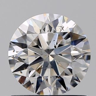 0.80 Carat Round E SI1 VG EX GIA Natural Diamond