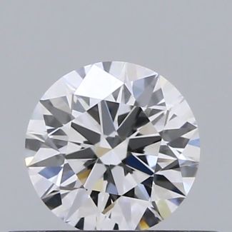 0.34 Carat Round D VVS1 EX VG GIA Natural Diamond