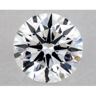 0.5 Carat Round D VVS2 EX GIA Natural Diamond