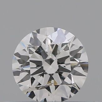 0.30 Carat Round F I1 EX IGI Natural Diamond