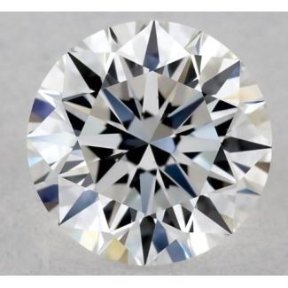 0.55 Carat Round F VS1 EX GIA Natural Diamond