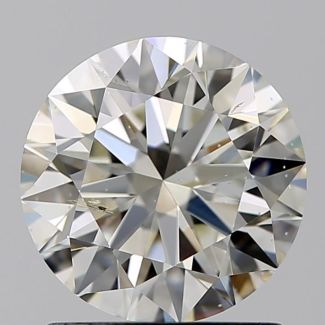 1.21 Carat Round J SI2 EX GIA Natural Diamond