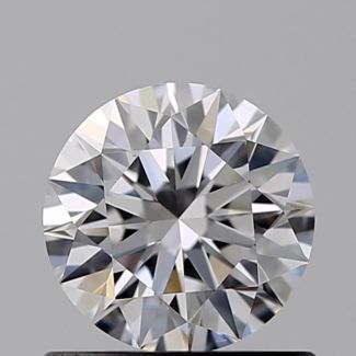 0.61 Carat Round D VVS2 EX GIA Natural Diamond