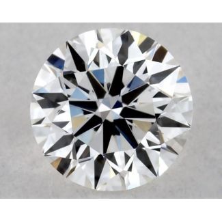 0.37 Carat Round F VS1 EX VG GIA Natural Diamond