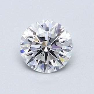 0.78 Carat Round D VS2 EX VG GIA Natural Diamond