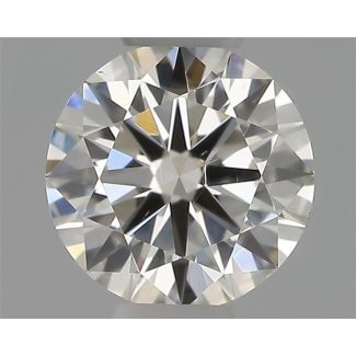 0.30 Carat Round H VS1 EX VG IGI Natural Diamond