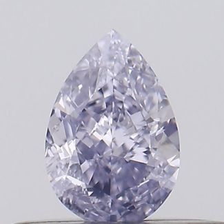 0.31 Carat Pear Fancy Gray SI2 - GD F GIA Natural Diamond