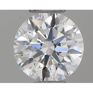 0.32 Carat Round H VVS1 EX GIA Natural Diamond