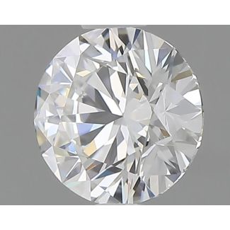 0.73 Carat Round F VVS1 EX GIA Natural Diamond