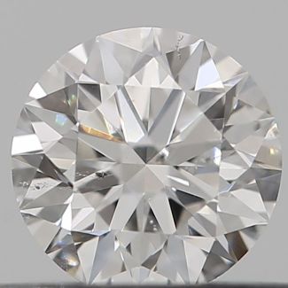 0.4 Carat Round G SI2 EX GIA Natural Diamond