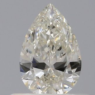 0.41 Carat Pear J IF - EX VG GIA Natural Diamond