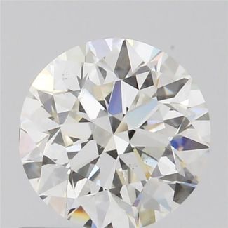 0.70 Carat Round H VS2 EX VG GIA Natural Diamond