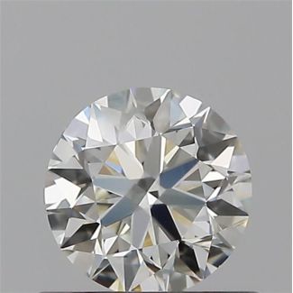 0.50 Carat Round H VS2 EX VG IGI Natural Diamond