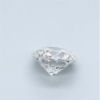 0.46 Carat Round F SI2 EX GIA Natural Diamond