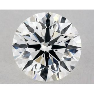 0.74 Carat Round H VS1 EX GIA Natural Diamond