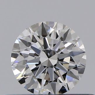 0.32 Carat Round D SI1 EX GIA Natural Diamond