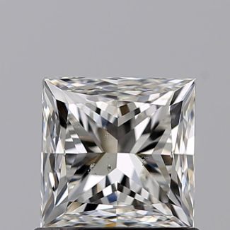 1.00 Carat Princess I SI1 - EX VG GIA Natural Diamond