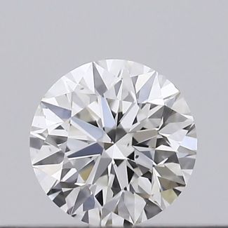 0.18 Carat Round F VS2 EX GIA Natural Diamond