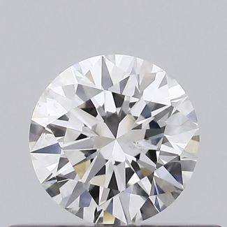 0.35 Carat Round G SI2 EX GIA Natural Diamond