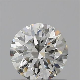 0.52 Carat Round H VVS1 EX IGI Natural Diamond