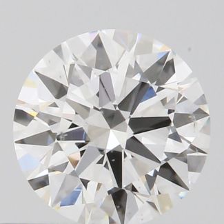 0.51 Carat Round F SI2 EX GIA Natural Diamond