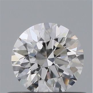 0.45 Carat Round E VVS1 EX GIA Natural Diamond