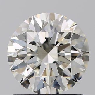 1.00 Carat Round K VVS1 EX GIA Natural Diamond