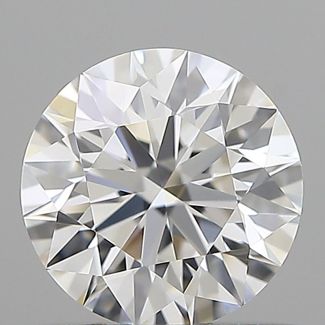 0.64 Carat Round D VVS1 EX GIA Natural Diamond