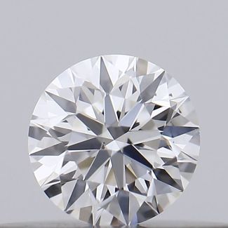 0.18 Carat Round D VS2 EX GIA Natural Diamond