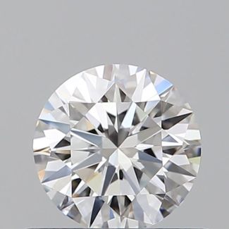 0.55 Carat Round E VVS1 EX GIA Natural Diamond