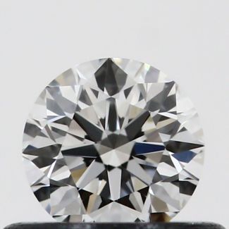 0.37 Carat Round E VVS1 EX GIA Natural Diamond