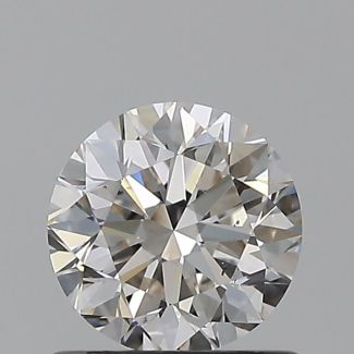 0.7 Carat Round H SI1 VG EX GIA Natural Diamond