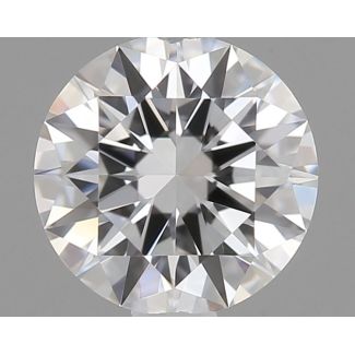 0.4 Carat Round E VVS1 EX GIA Natural Diamond