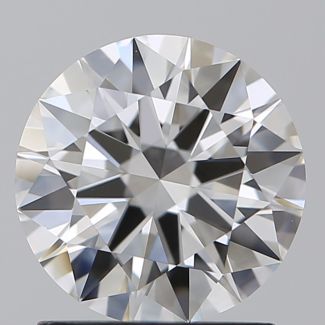 1.4 Carat Round E VVS1 EX GIA Natural Diamond