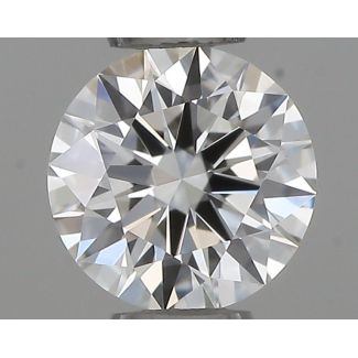 0.31 Carat Round H VVS2 EX GIA Natural Diamond