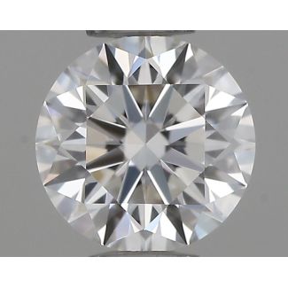 0.35 Carat Round F VVS1 EX GIA Natural Diamond