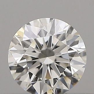 0.24 Carat Round H VVS2 EX GIA Natural Diamond