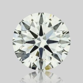 0.50 Carat Round I VVS1 EX GIA Natural Diamond