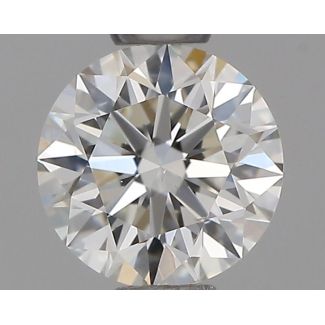 0.5 Carat Round G VS2 EX IGI Natural Diamond