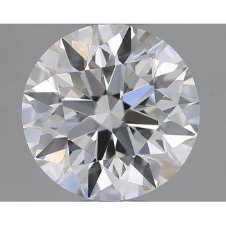 0.83 Carat Round F VVS2 EX GIA Natural Diamond