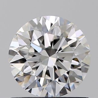 0.71 Carat Round F VS1 EX GIA Natural Diamond