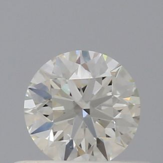 0.40 Carat Round J VVS1 EX GIA Natural Diamond