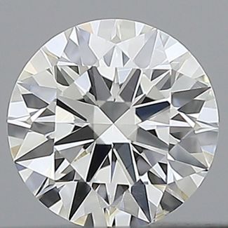 0.35 Carat Round G VVS1 EX GIA Natural Diamond